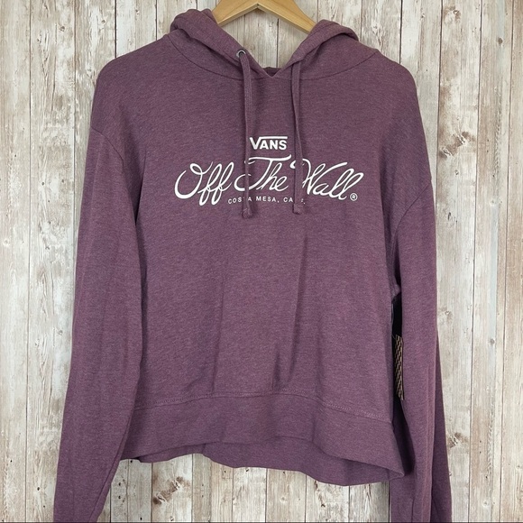 Vans Scripted OTW Cropped Hoodie Size XL Women - Picture 2 of 9